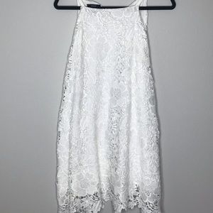 {ALFANI} White Lace Dress